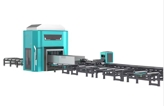 H Beam CNC Fiber Laser Cutting Line