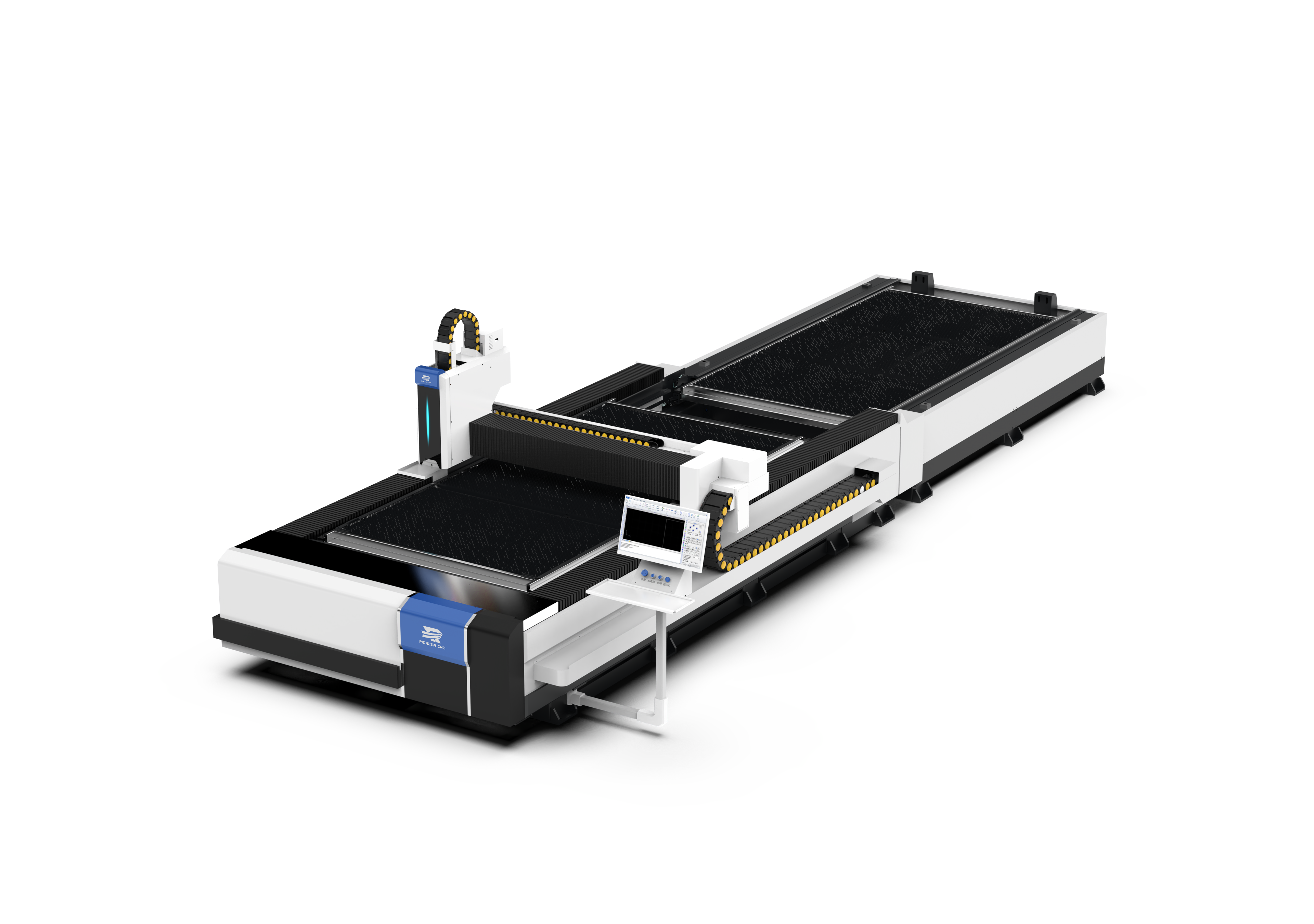 Exchangeable Platform Sheet Fiber Laser Cutting Machine