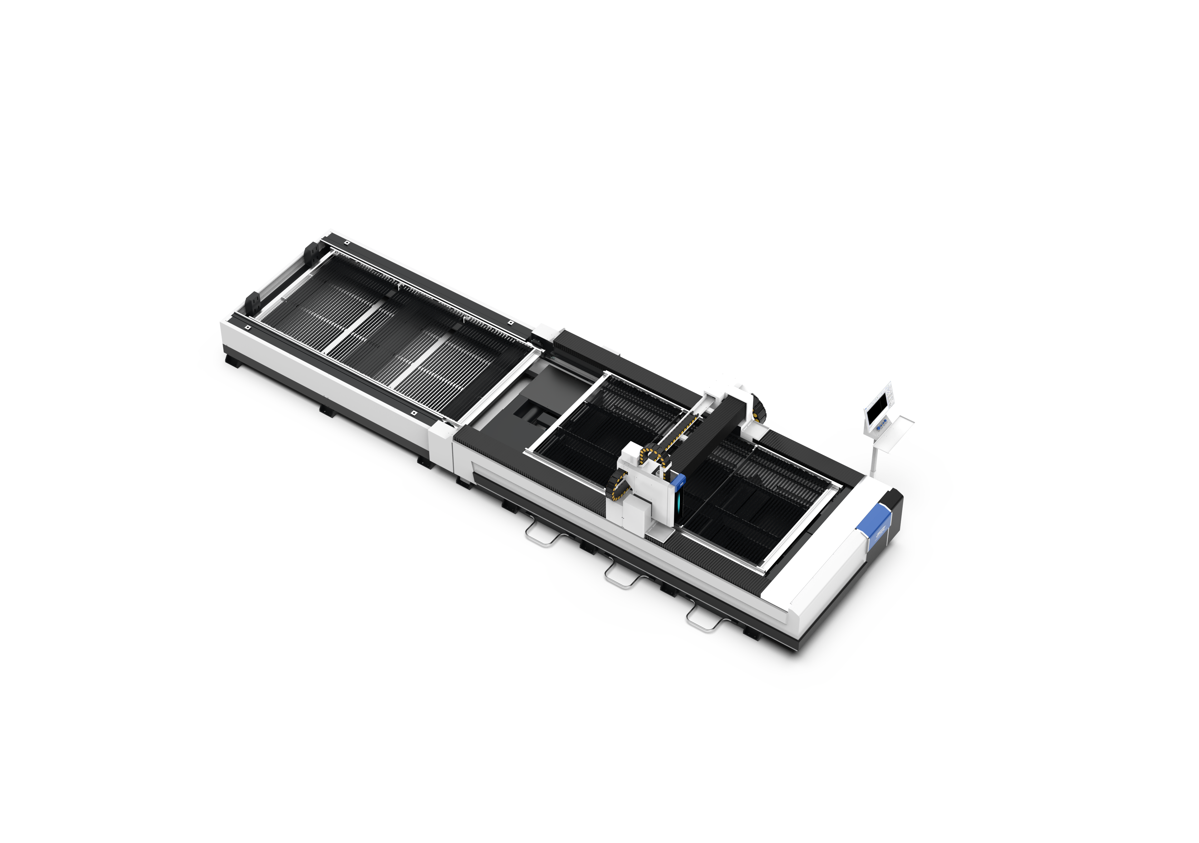 Exchangeable Platform Sheet Fiber Laser Cutting Machine