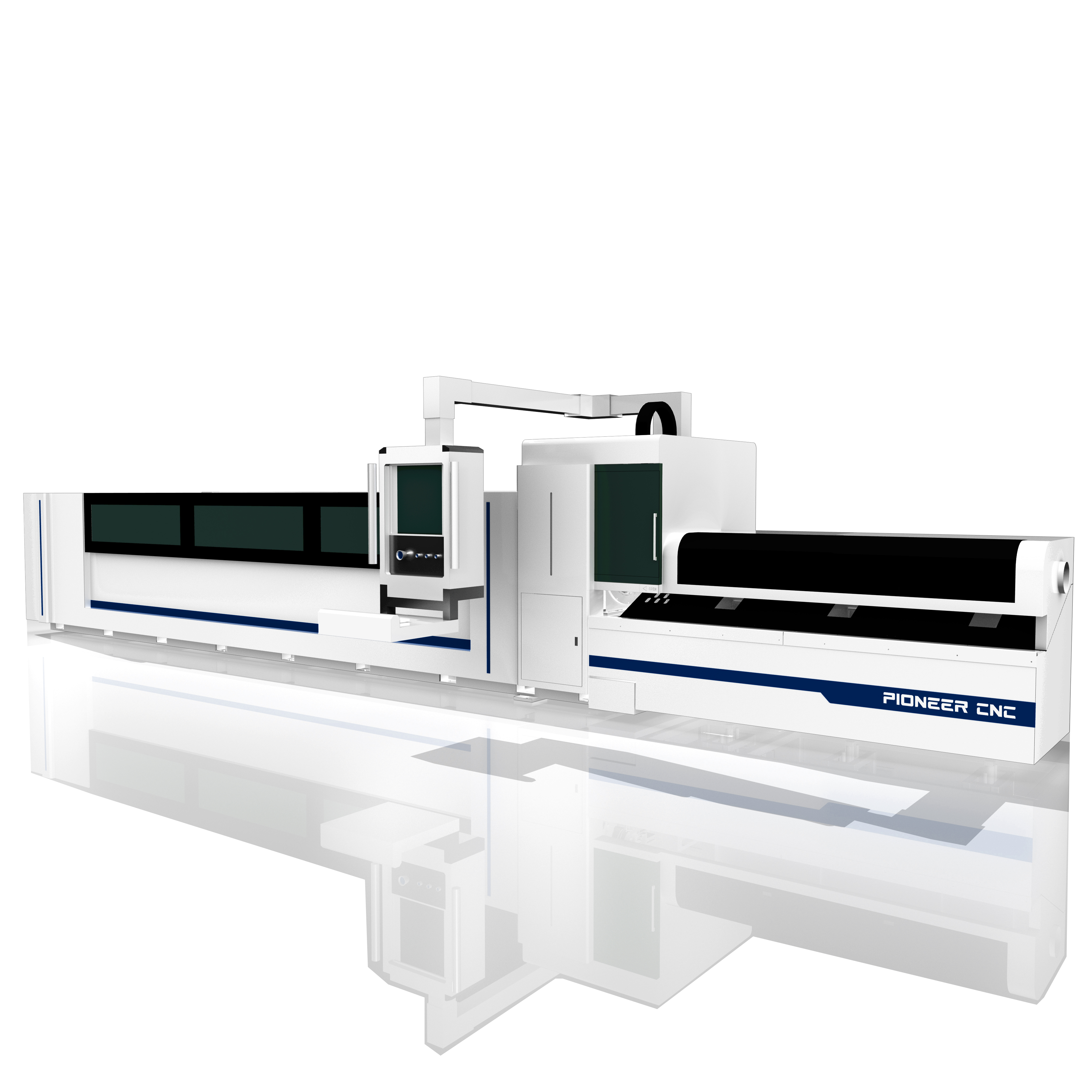 Auto-loading Heavy Duty Pipe Fiber Laser Cutting Machine