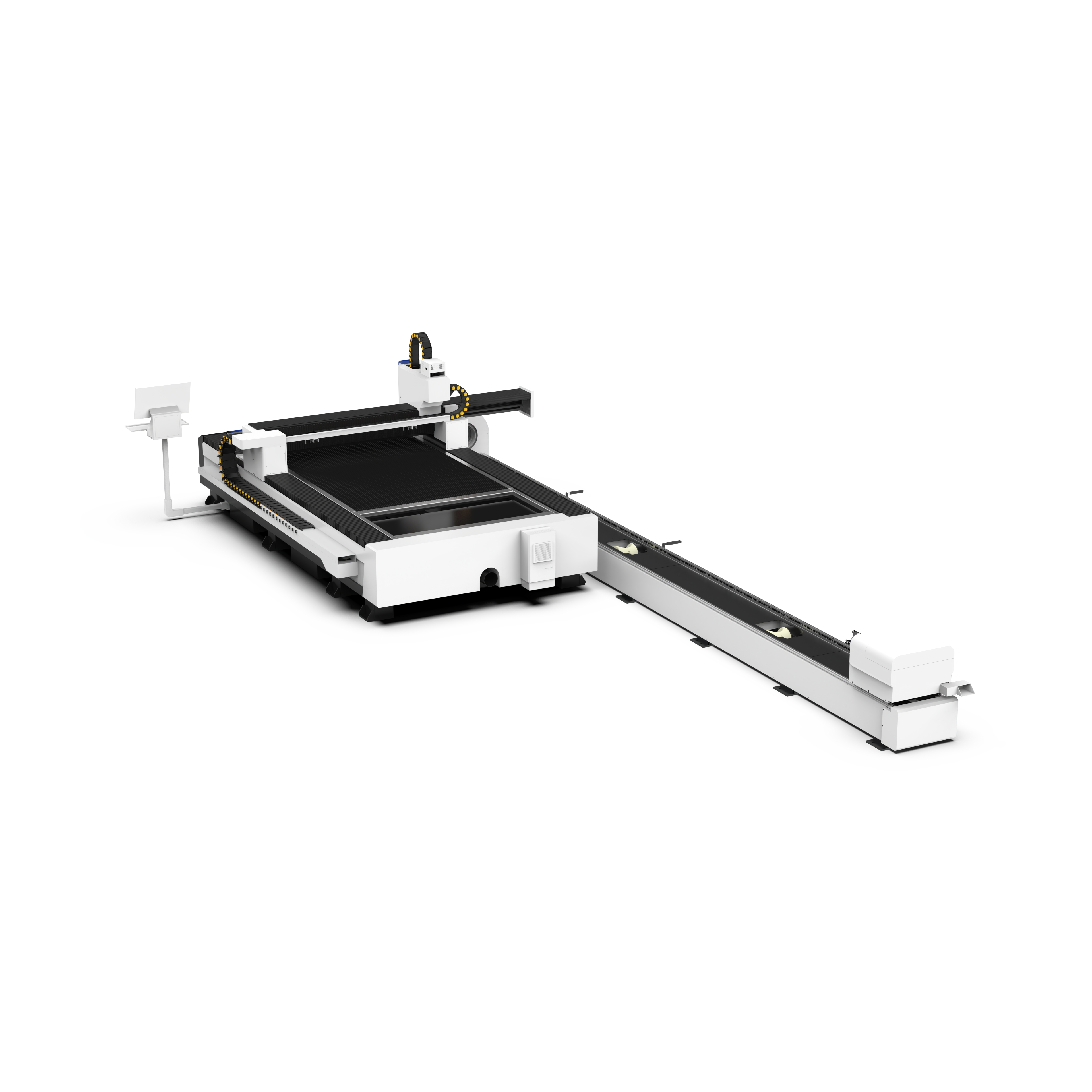 Dual Platform Tube Sheet Laser Cutting Machine