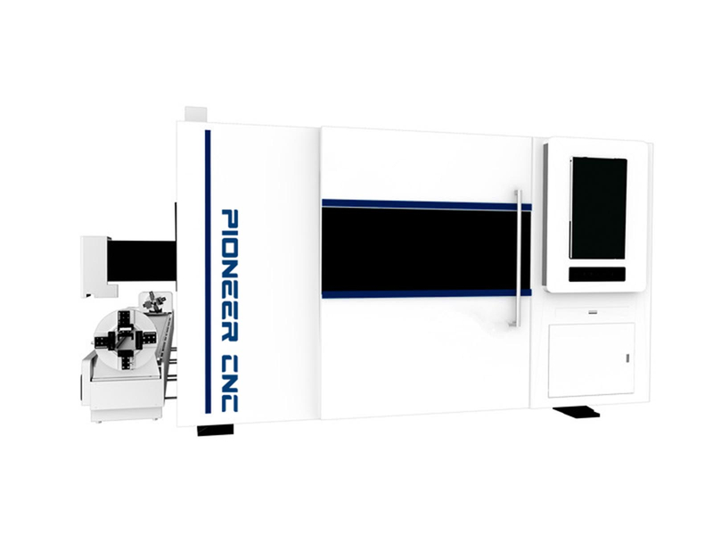 Semi-Enclosed Metal Tube And Plate Fiber Laser Cutting Machine