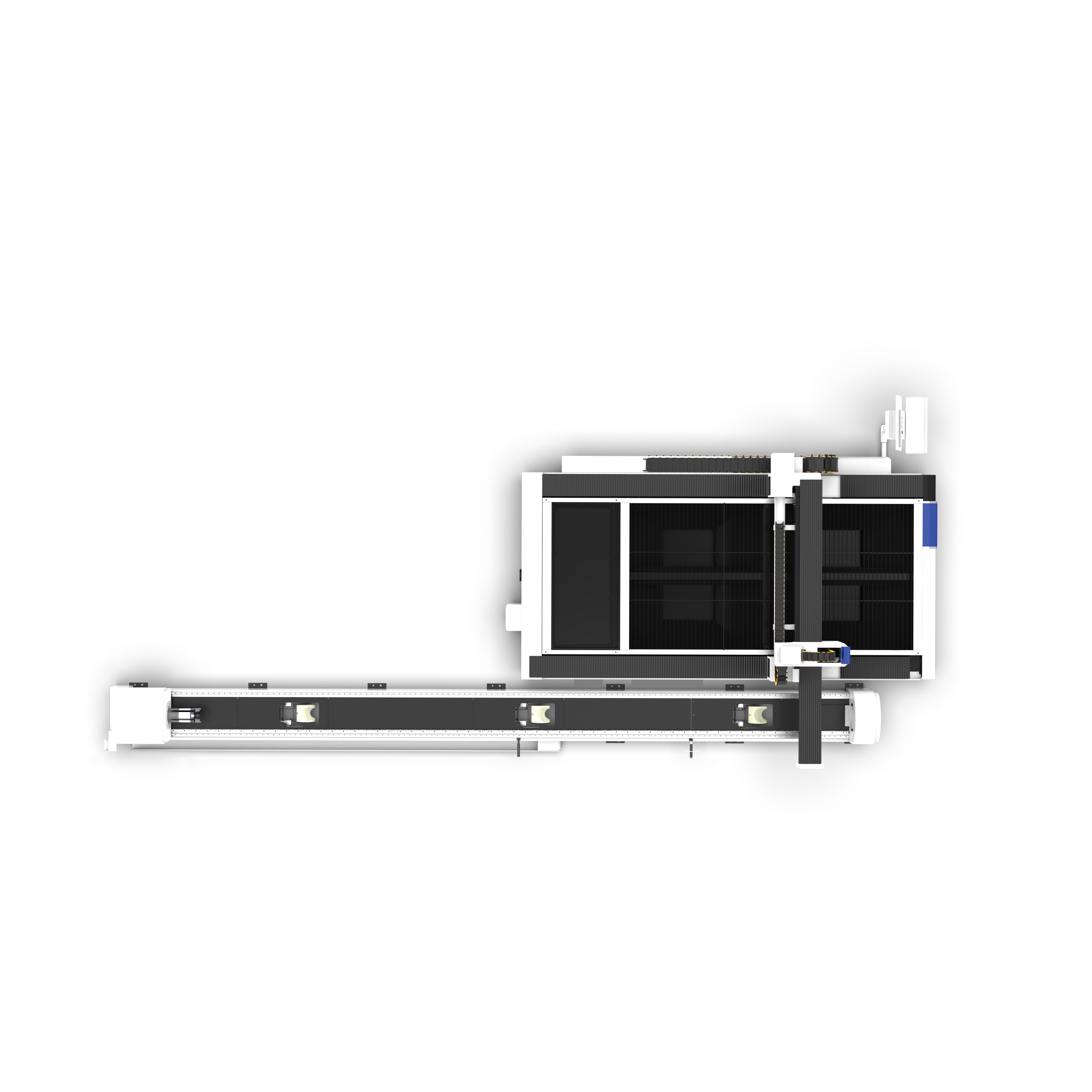 Dual Platform Tube Sheet Laser Cutting Machine