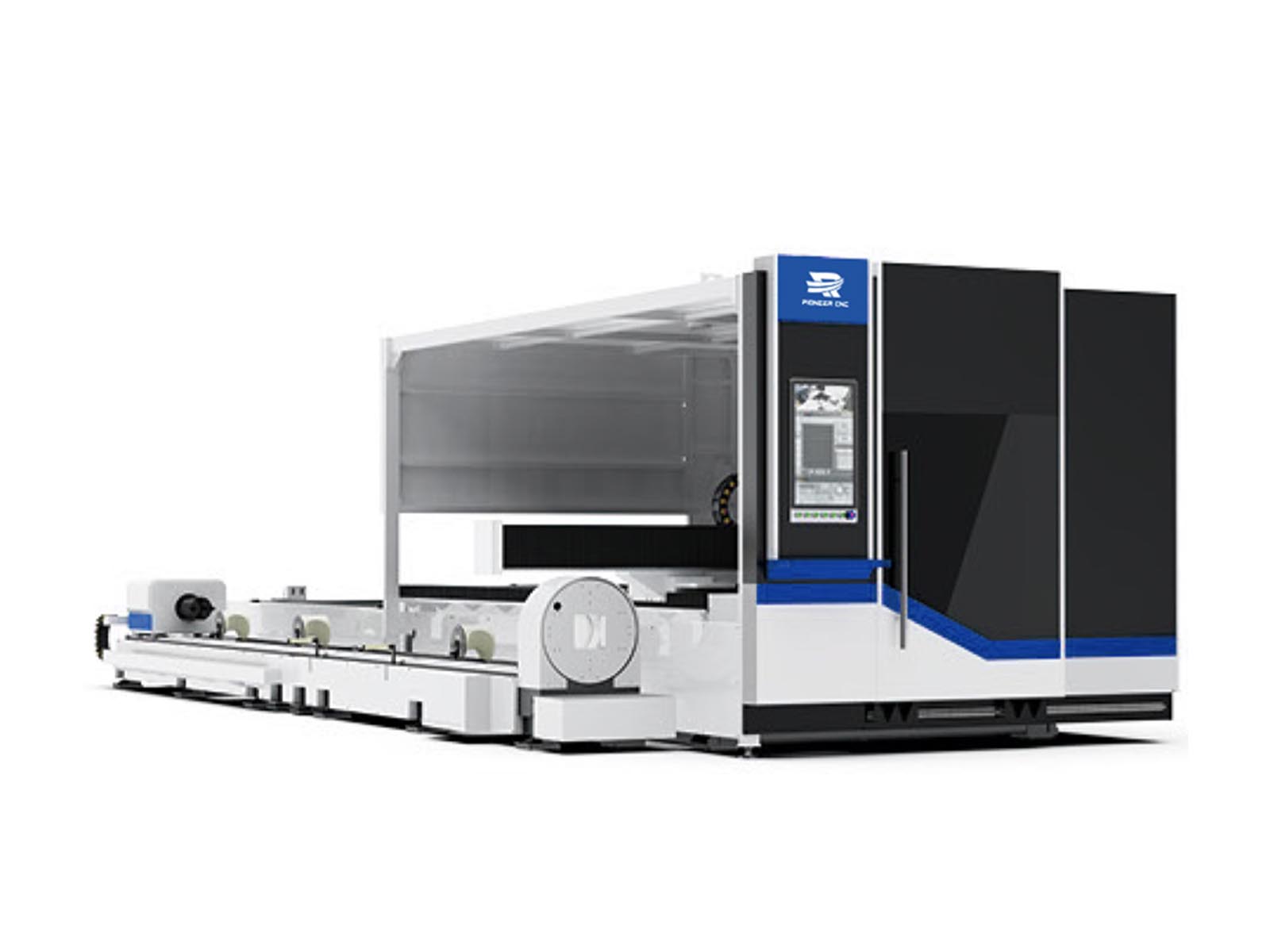 Semi-Enclosed Metal Tube And Plate Fiber Laser Cutting Machine